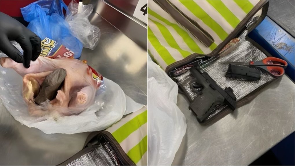 Gun hidden in a raw chicken found at Florida TSA checkpoint